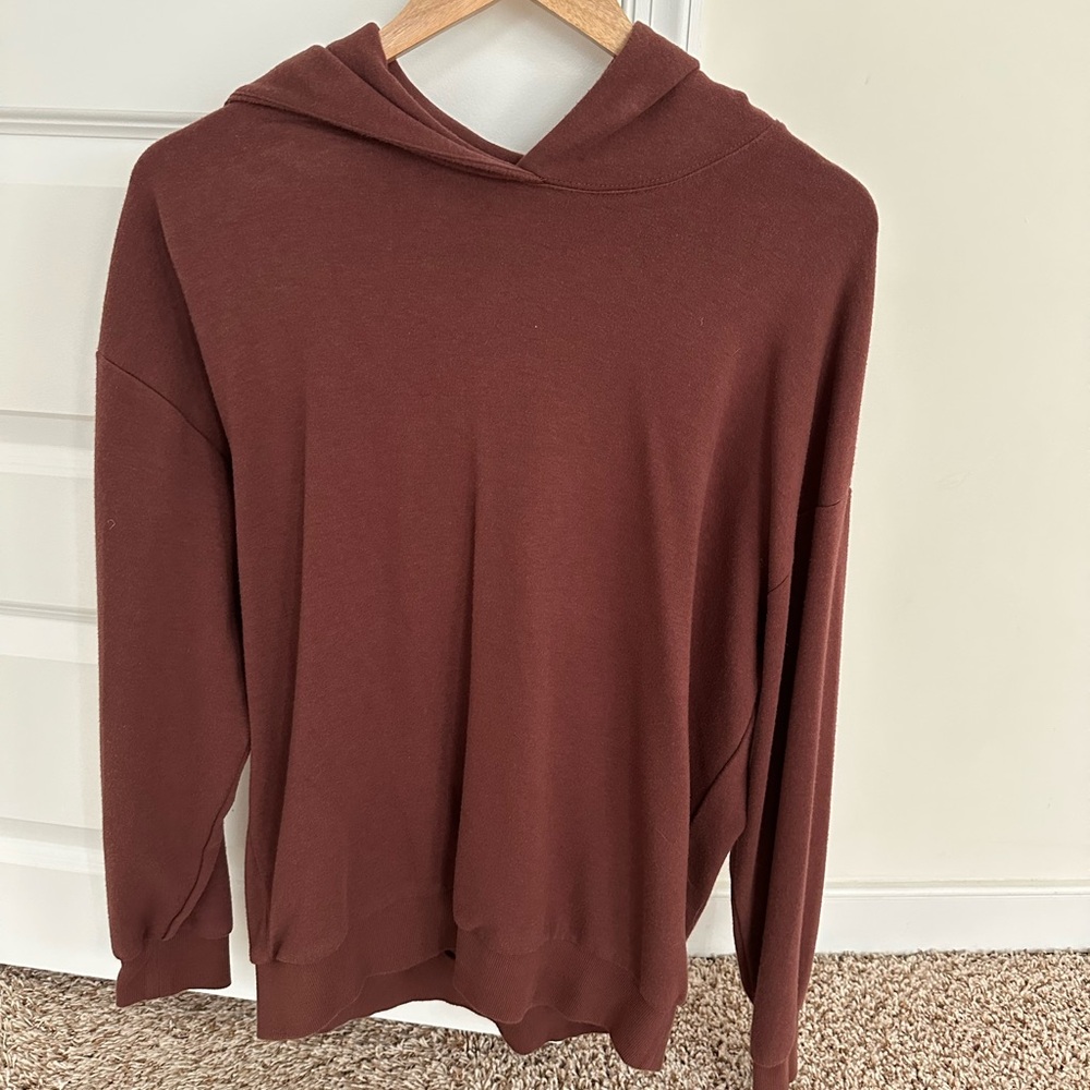 NAADAM Cashmere Modal Hoodie in Fig